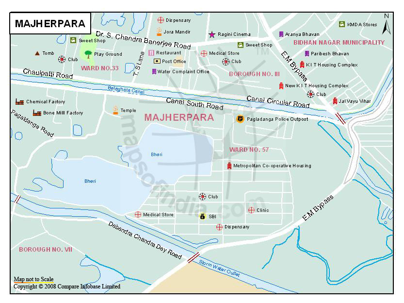 Majherpara Map