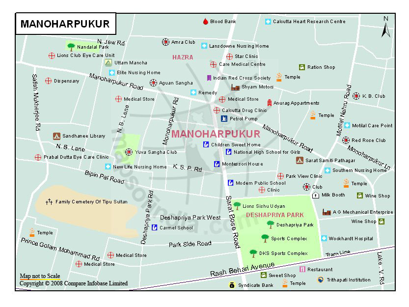 Manoharpukur Map
