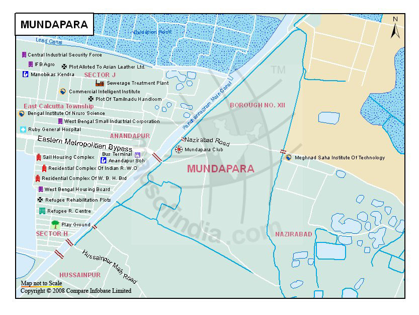 Mundapara Map