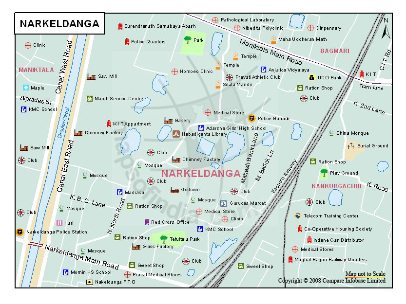 Narkeldanga Map