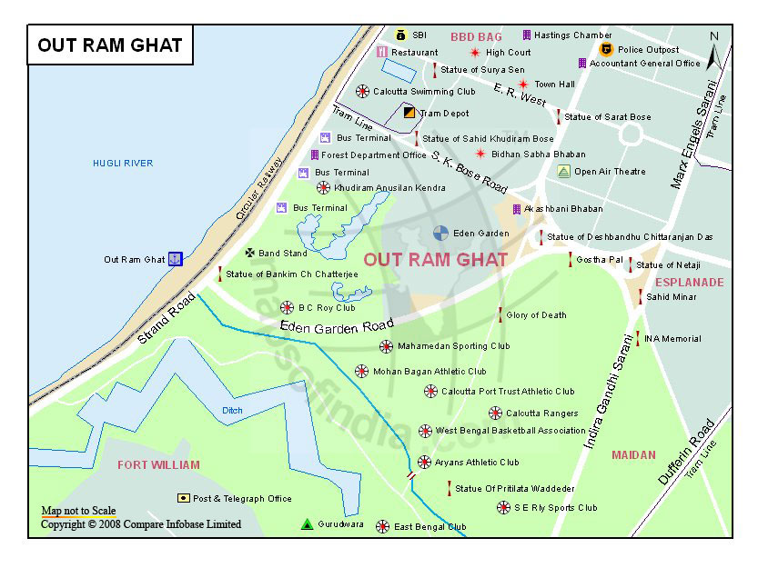 Out Ram Ghat Map