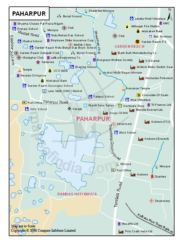 Paharpur Map