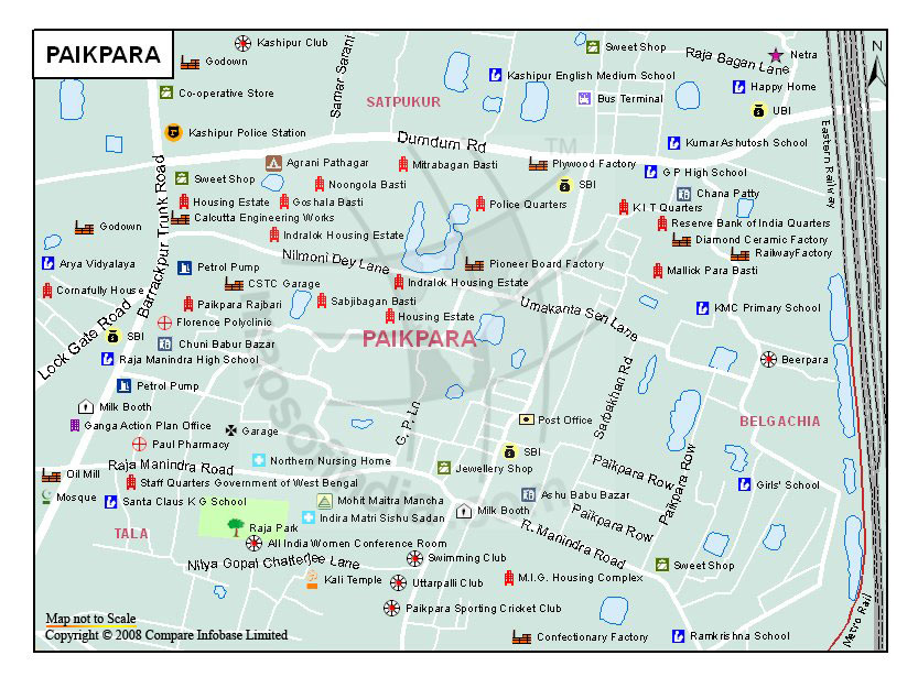 Paikpara Map