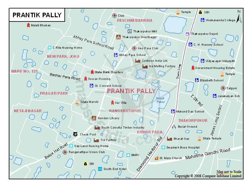 Prantik Pally Map