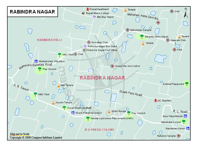 Rabindra Nagar Map