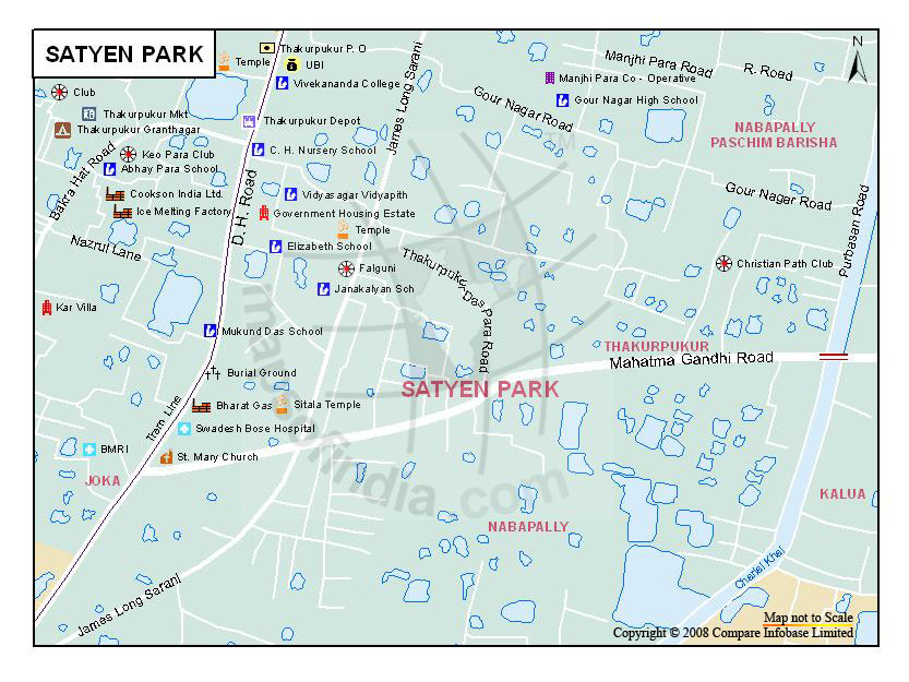Satyen Park Map