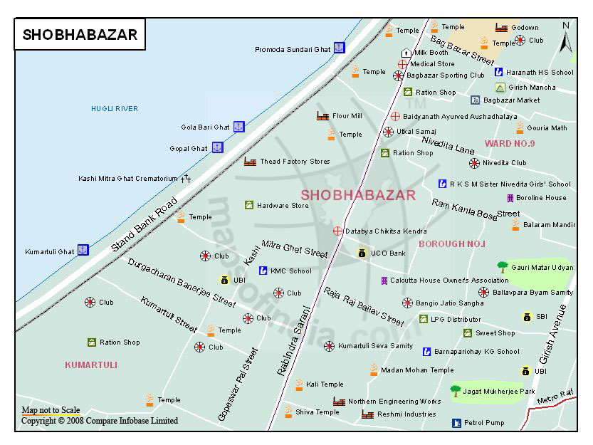 Shobhabazar Map