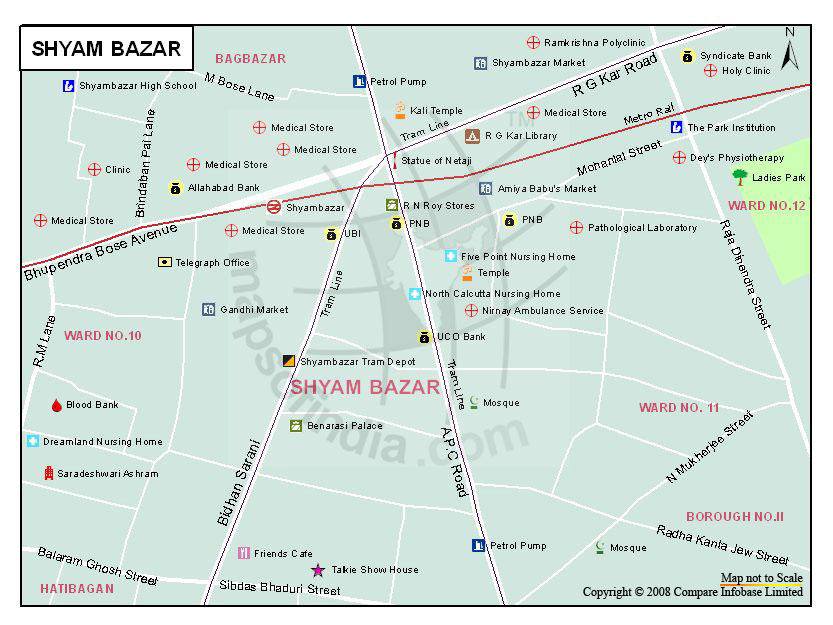 Shyam Bazar Map