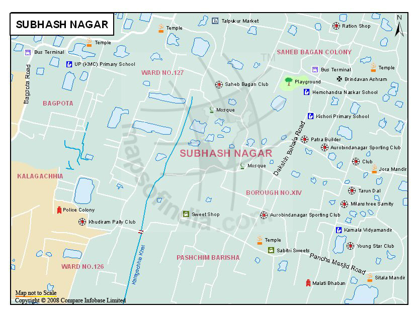 Subhash Nagar Map