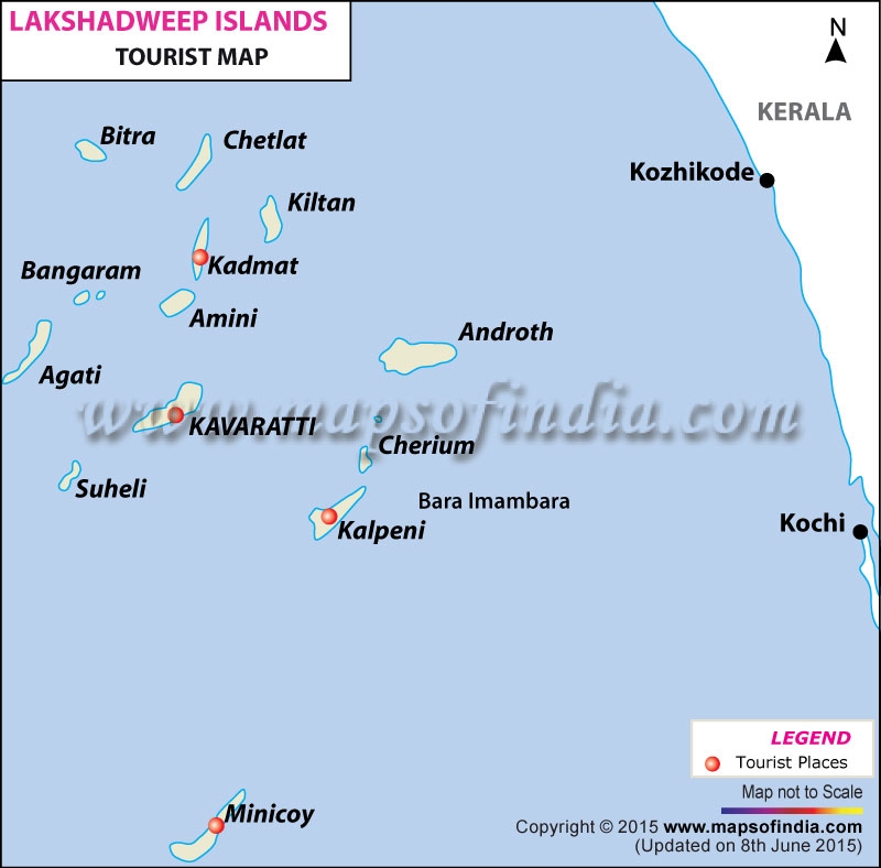 Lakshadweep Travel Map