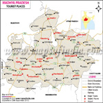 Madhya Pradesh Travel Map