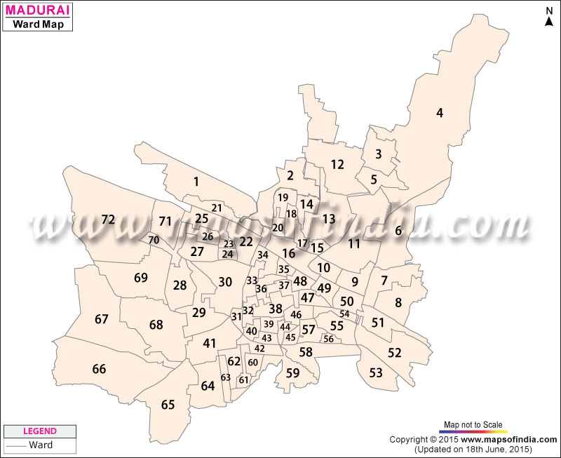 Madurai Ward Map