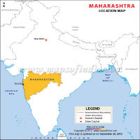 Maharashtra Location Map