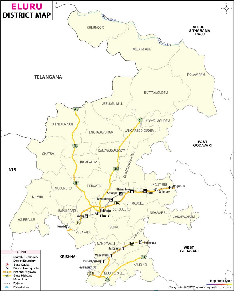 District Map of Eluru