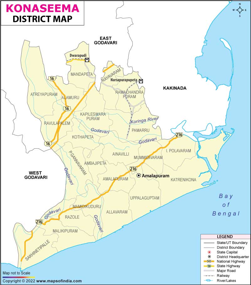 District Map of Konaseema
