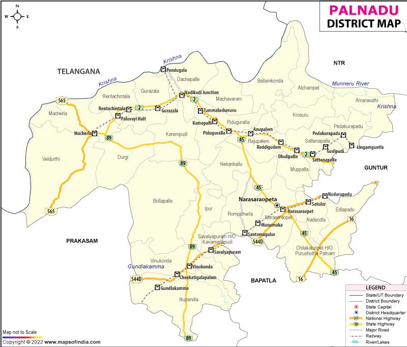 District Map of Palnadu