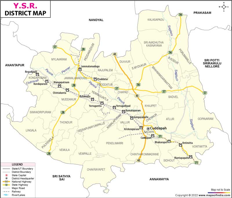 District Map of YSR