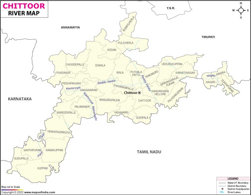 River Map of Chittoor