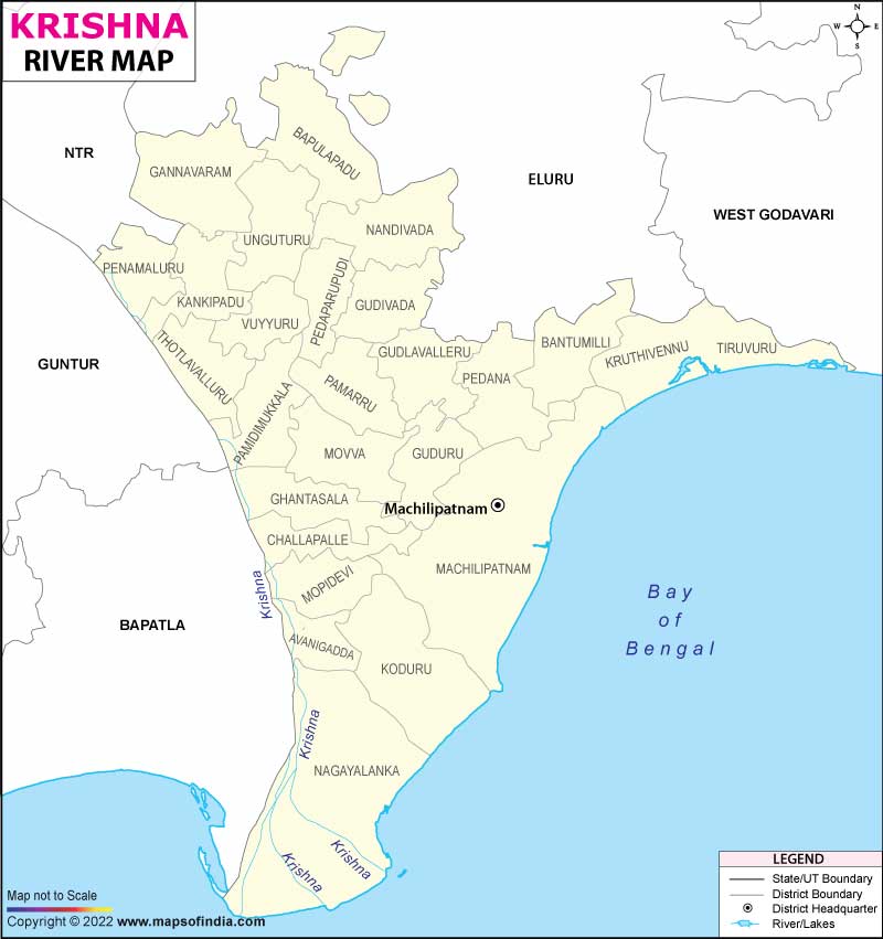 River Map of Krishna