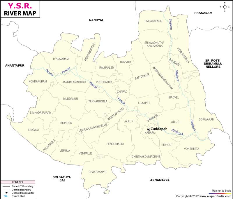 River Map of YSR