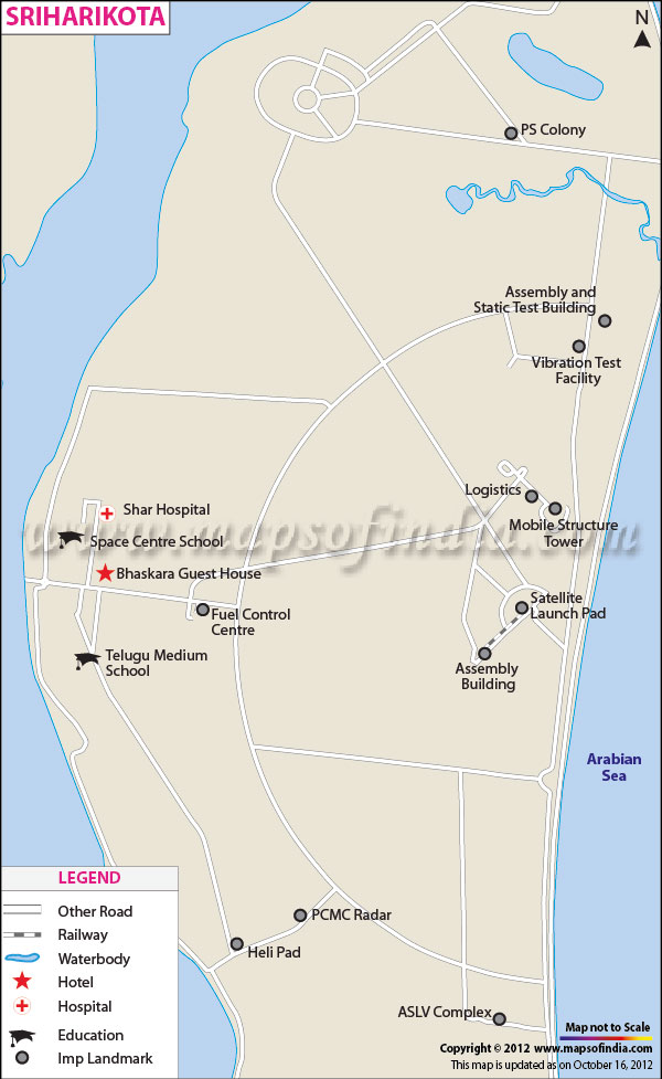 Sriharikota City Map