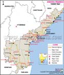 Andhra Pradesh Travel Map