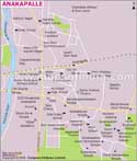 Anakapalle City Map