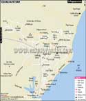 Visakhapatnam City Map