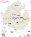 Dibang Valley District Map