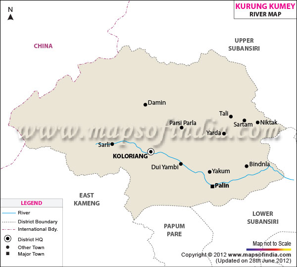 River Map of Kurung Kumey