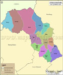 Upper Subansiri Tehsil Map