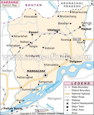 Darrang Location Map