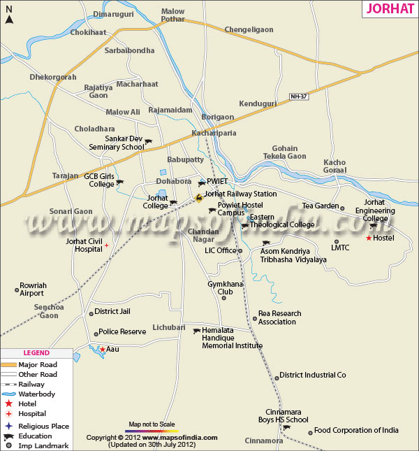 Jorhat City Map