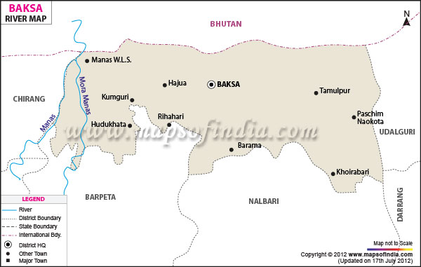 River Map of Baksa 