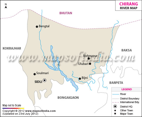 River Map of Chirang 