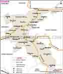 Nagaon Road Map