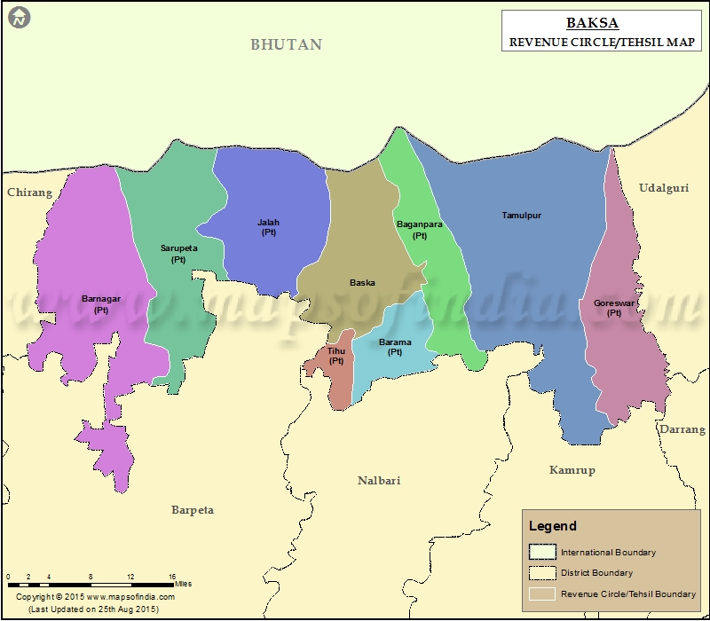 Tehsil Map of Baksa
