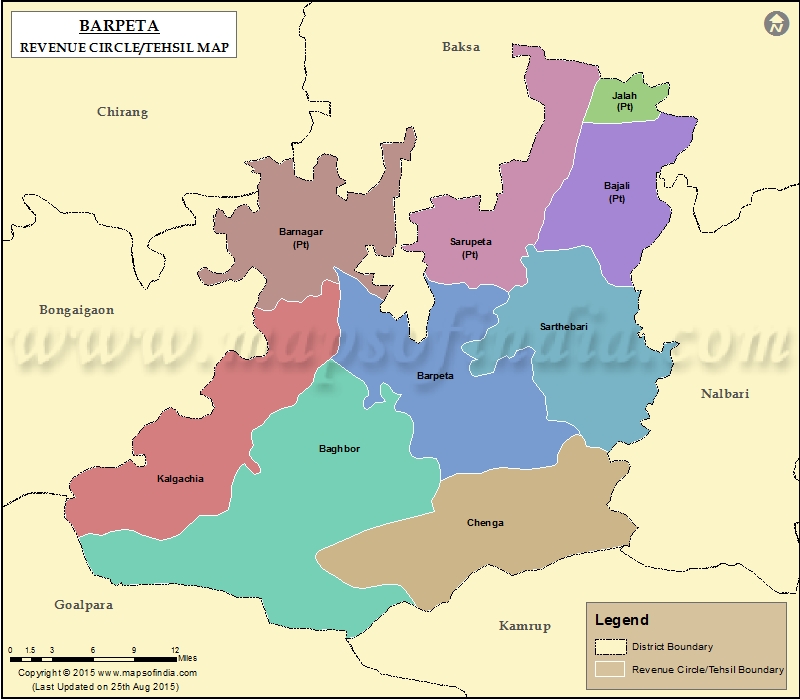 Tehsil Map of Barpeta
