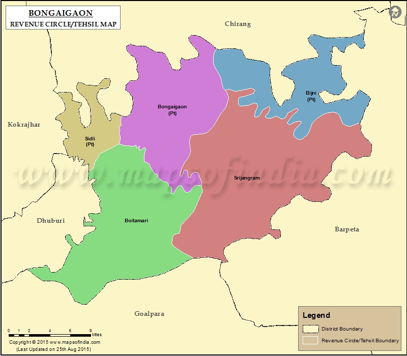 Tehsil Map of Bongaigaon