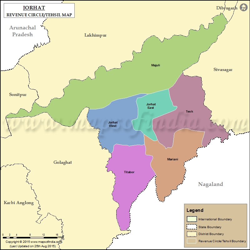 Tehsil Map of Jorhat 