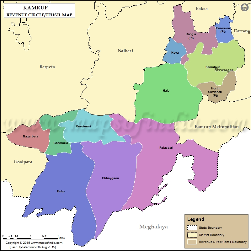 Tehsil Map of Kamrup