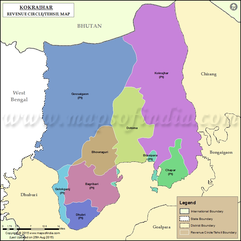 Tehsil Map of Kokrajhar 