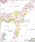 Assam District Map