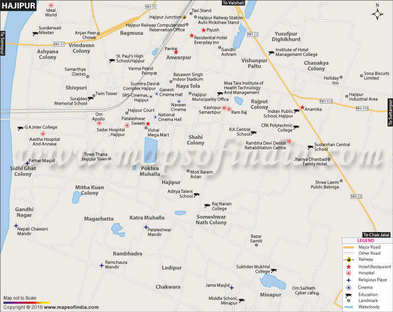 Hajipur�City Map