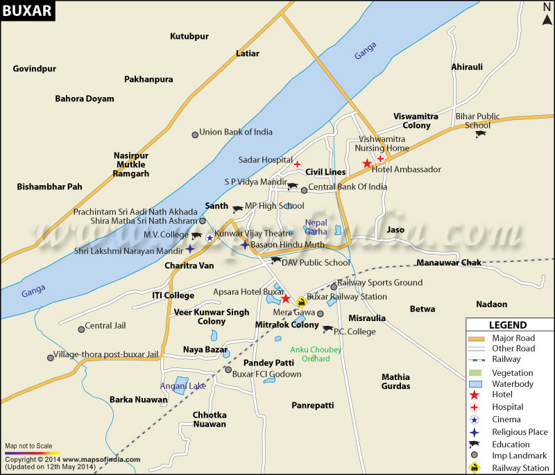 Buxur City Map