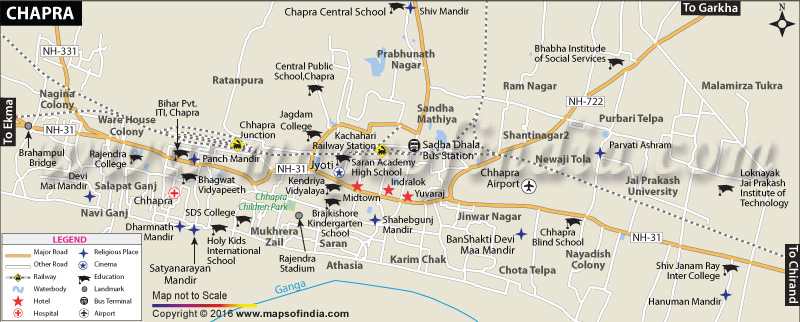 Chhapra City Map