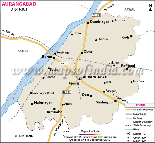 District Map of Aurangabad