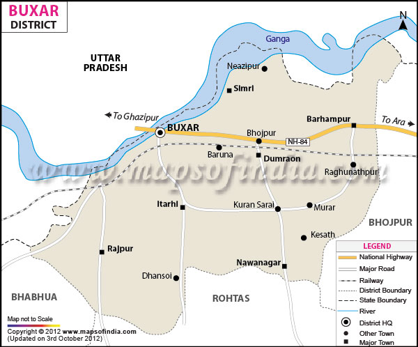 District Map of Buxar