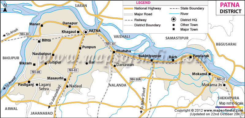 District Map of Patna