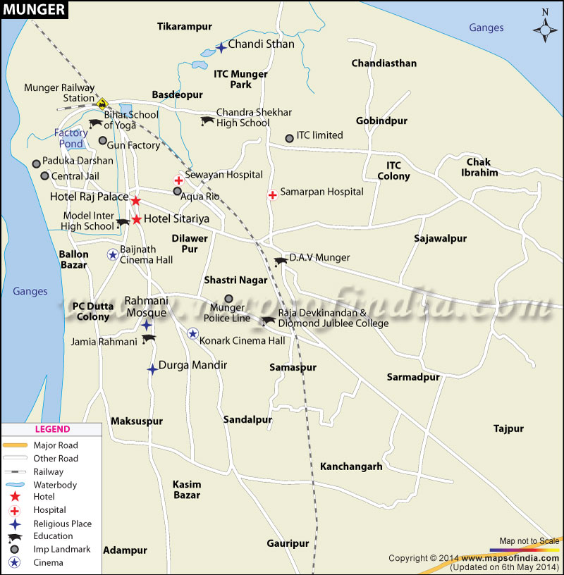 Munger City Map